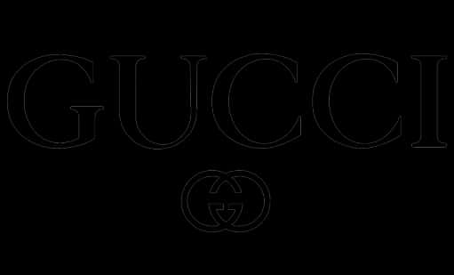 Gucci 標誌黑色背景 壁紙