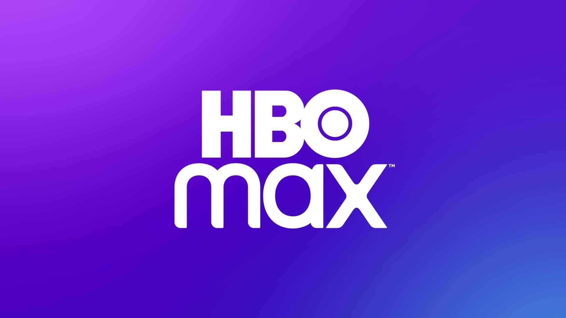 HBO Max 標誌於紫色背景上 壁紙