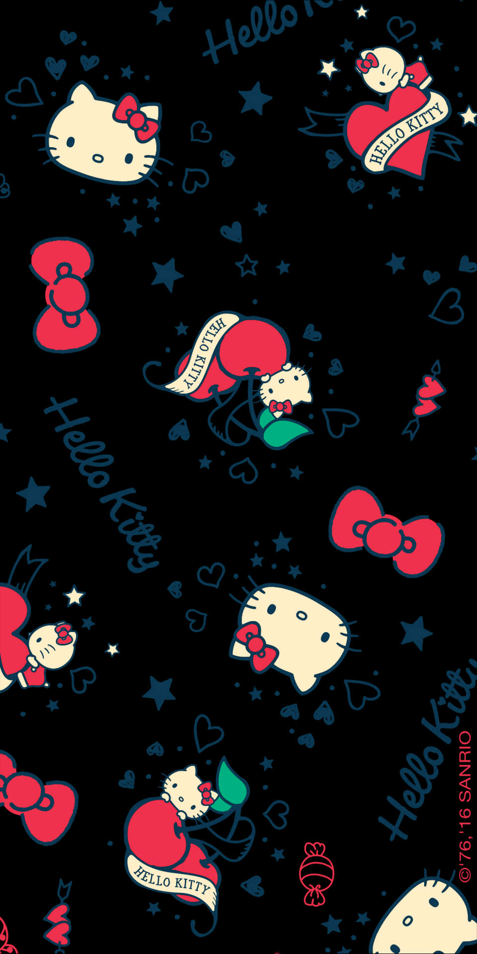 Hello Kitty圖案壁紙 壁紙