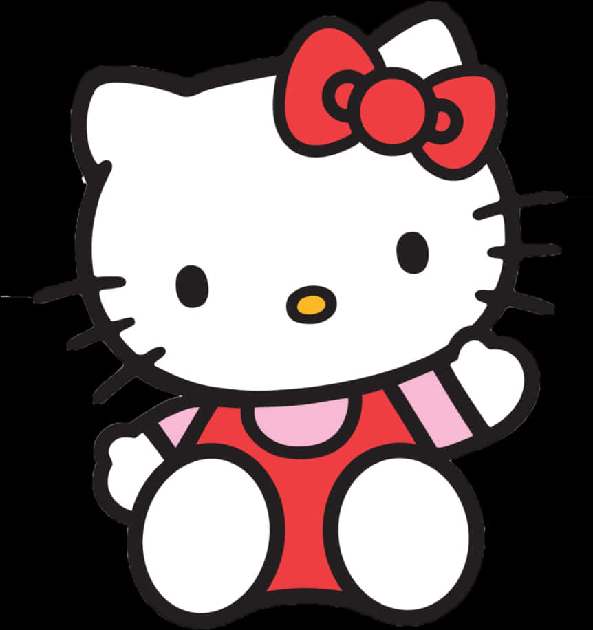 Hello Kitty 經典姿勢 壁紙