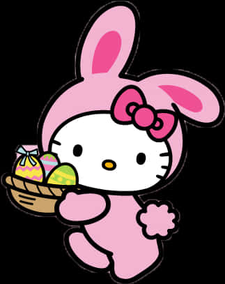 Hellokitty Png 素材包 - Hello Kitty 復活節 GIF，透明 PNG