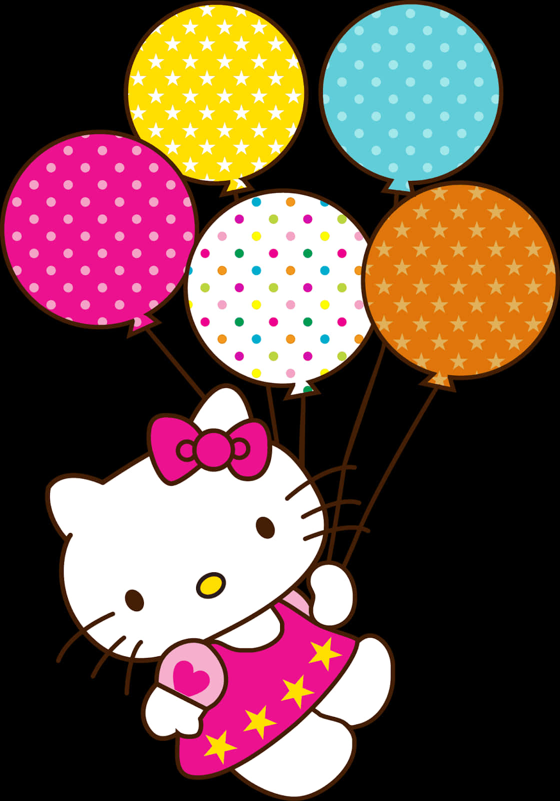 Hello Kitty 手持氣球 — Hello Kitty 壁紙
