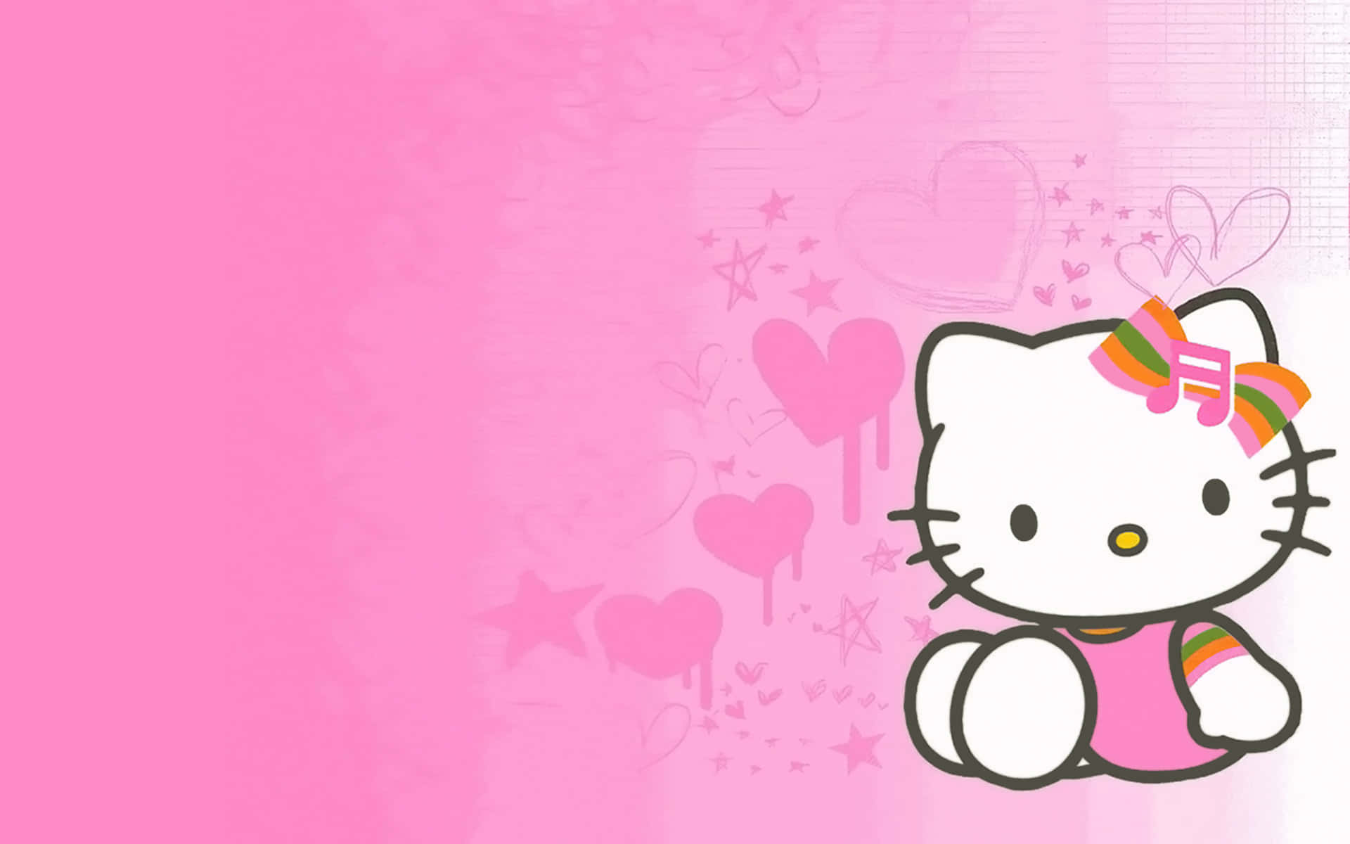 Hello Kitty 桌布 HD 壁紙
