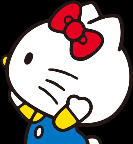 Hello Kitty 經典姿勢 壁紙