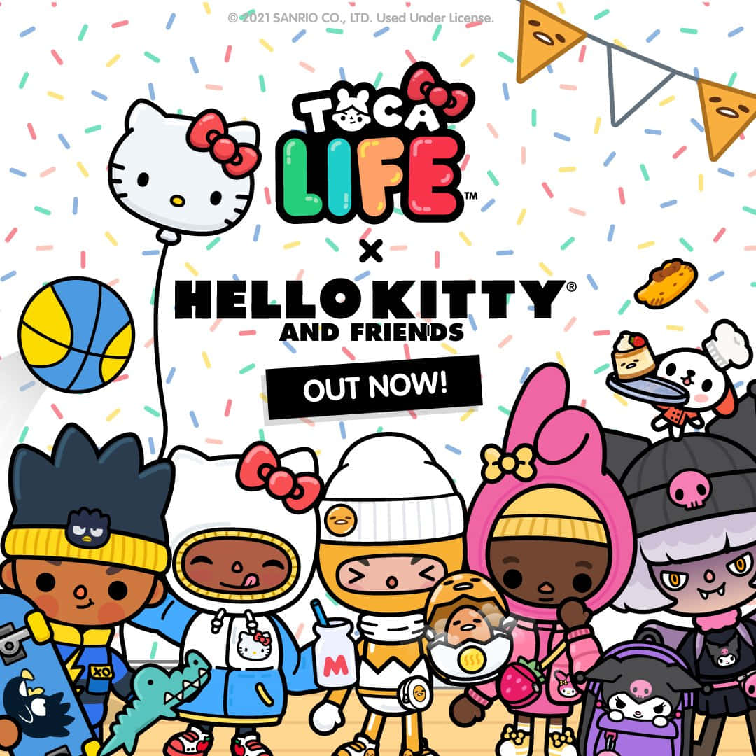 Hello Kitty 與朋友們現已推出 壁紙