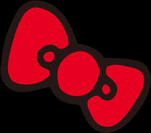 Hello Kitty 蝴蝶結 PNG，透明 PNG