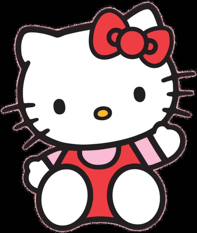 Hello Kitty經典姿勢 — Hello Kitty 壁紙