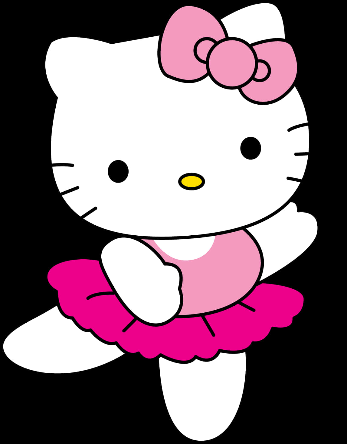 Hello Kitty芭蕾舞者向量圖 — Hello Kitty 壁紙