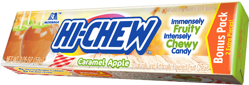 Hi Chew 焦糖蘋果風味糖果包裝 壁紙