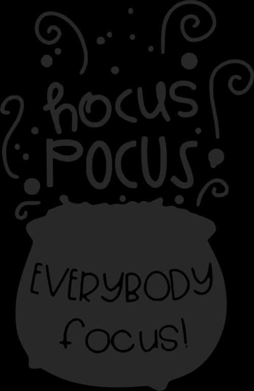 Hocus Pocus 大家專注 圖形設計 壁紙
