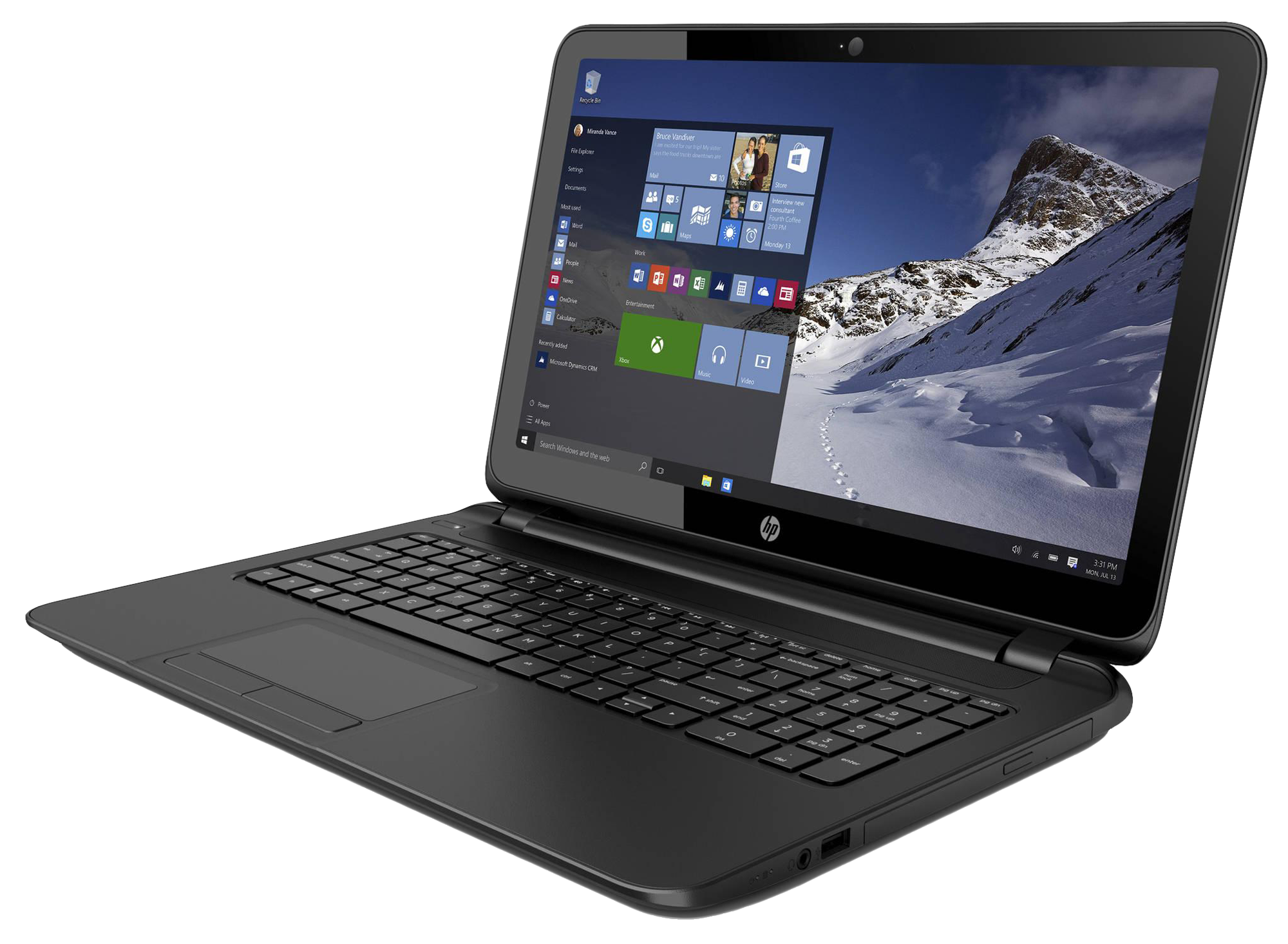 HP筆電開啟顯示Windows10螢幕 壁紙