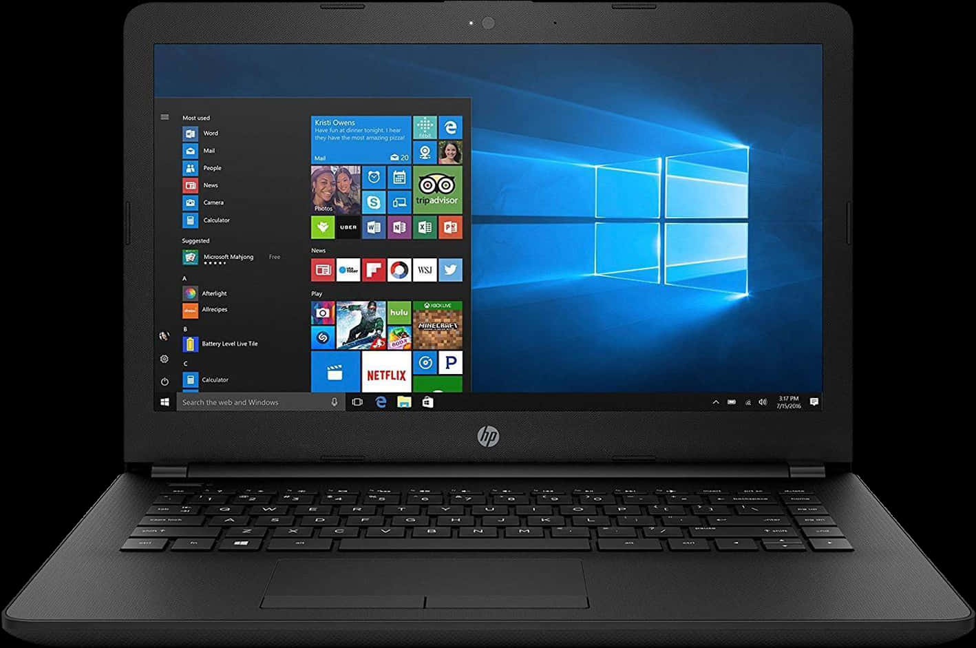 HP筆電Windows10開機畫面 壁紙