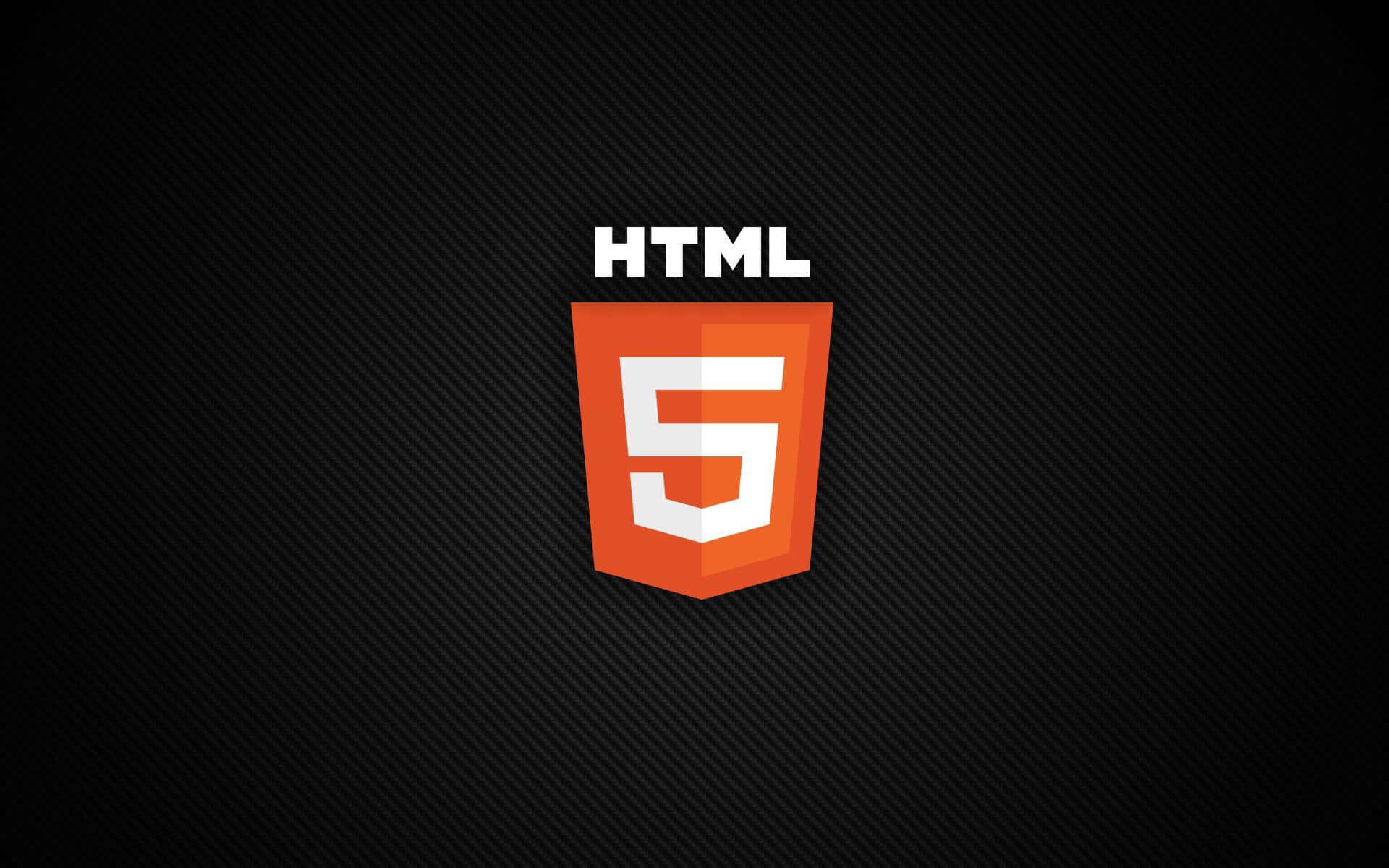 深色紋理背景上的 HTML5 標誌 — Valorant Logo 壁紙