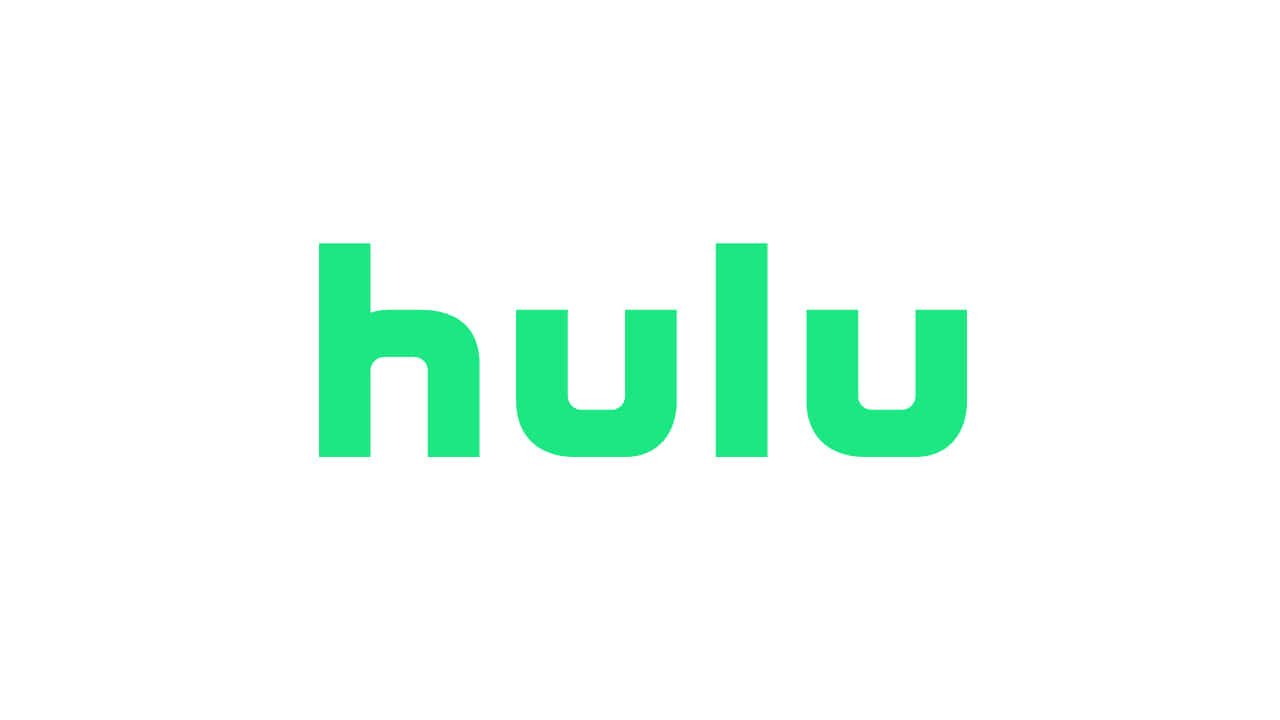 Hulu 桌布 壁紙 — Hulu 標誌以粗體綠色字母居中在純白色背景上。