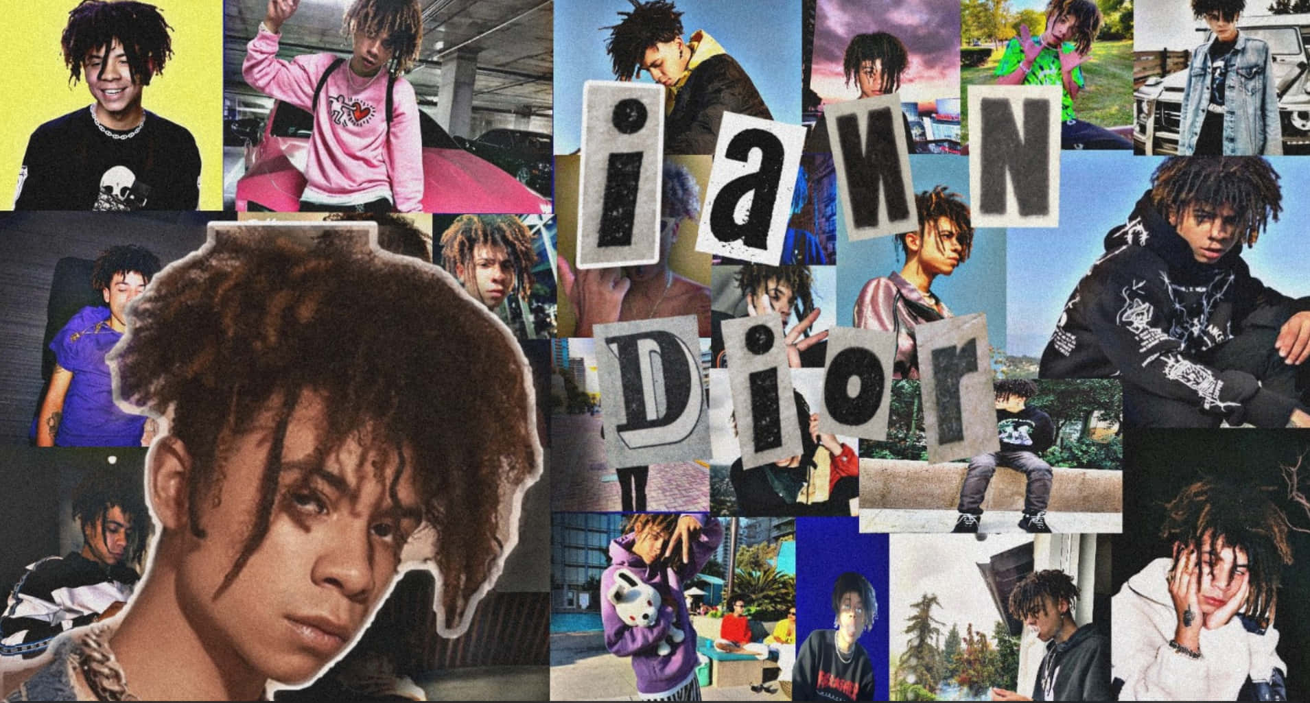 Iann Dior 拼貼桌面壁紙 壁紙