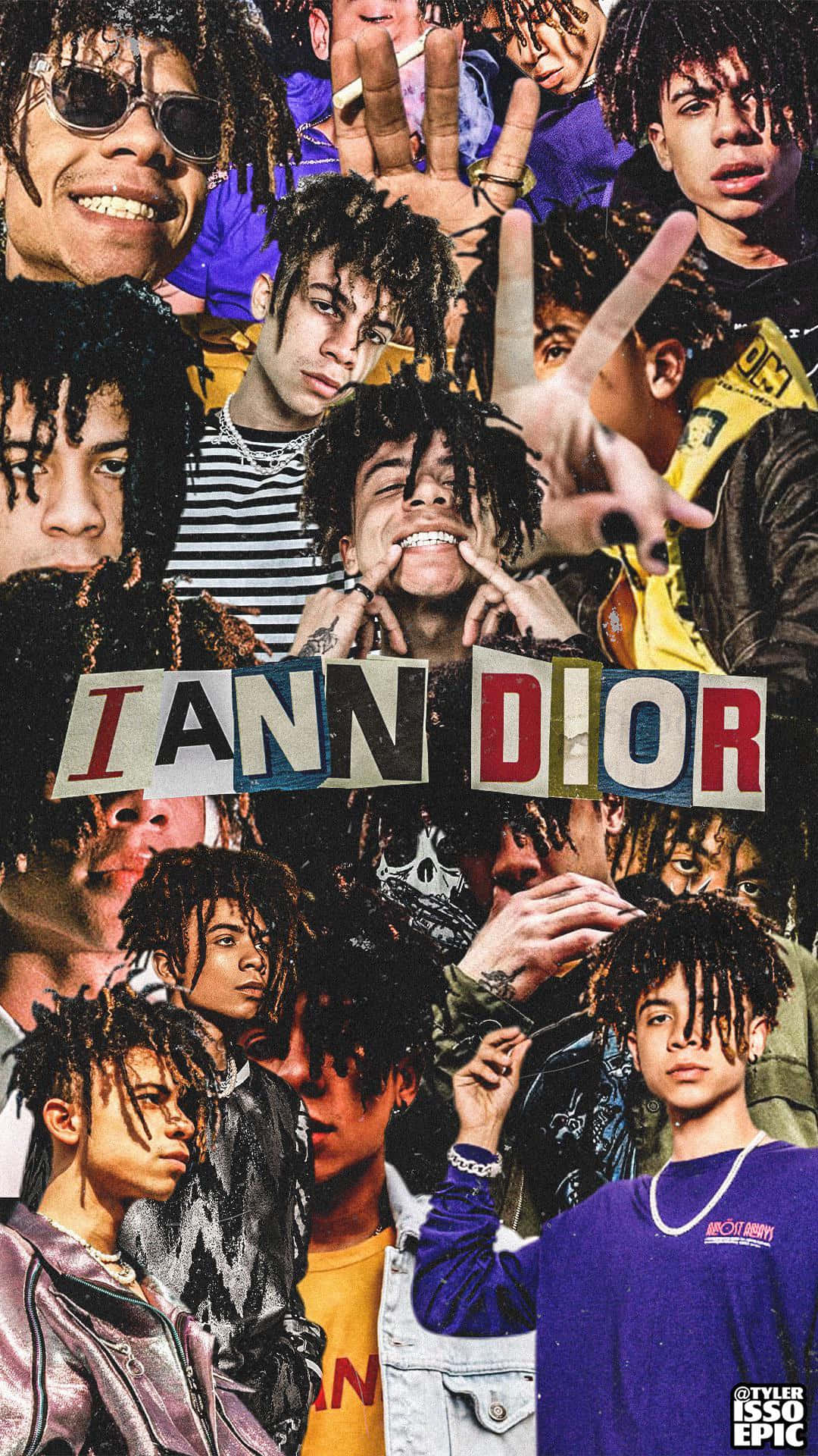 Iann Dior 拼貼畫 壁紙