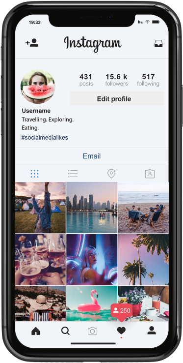 Instagram 個人檔案旅遊網紅 壁紙