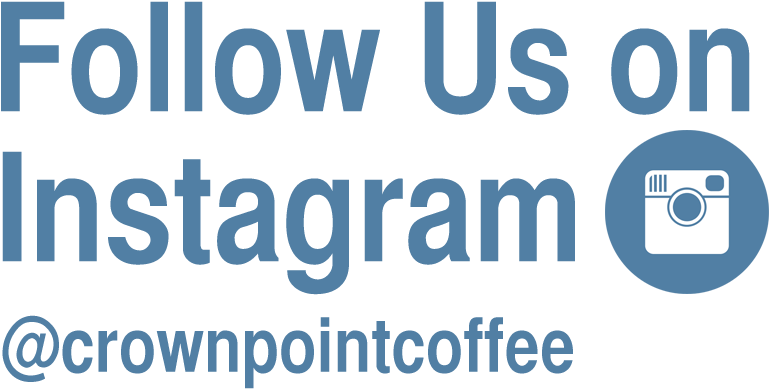 Instagram 追蹤我們 Crown Point 咖啡圖示 壁紙