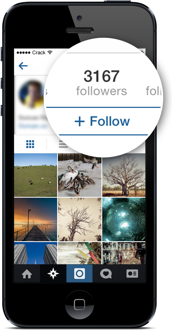 Instagram 個人檔案追蹤者人數 壁紙