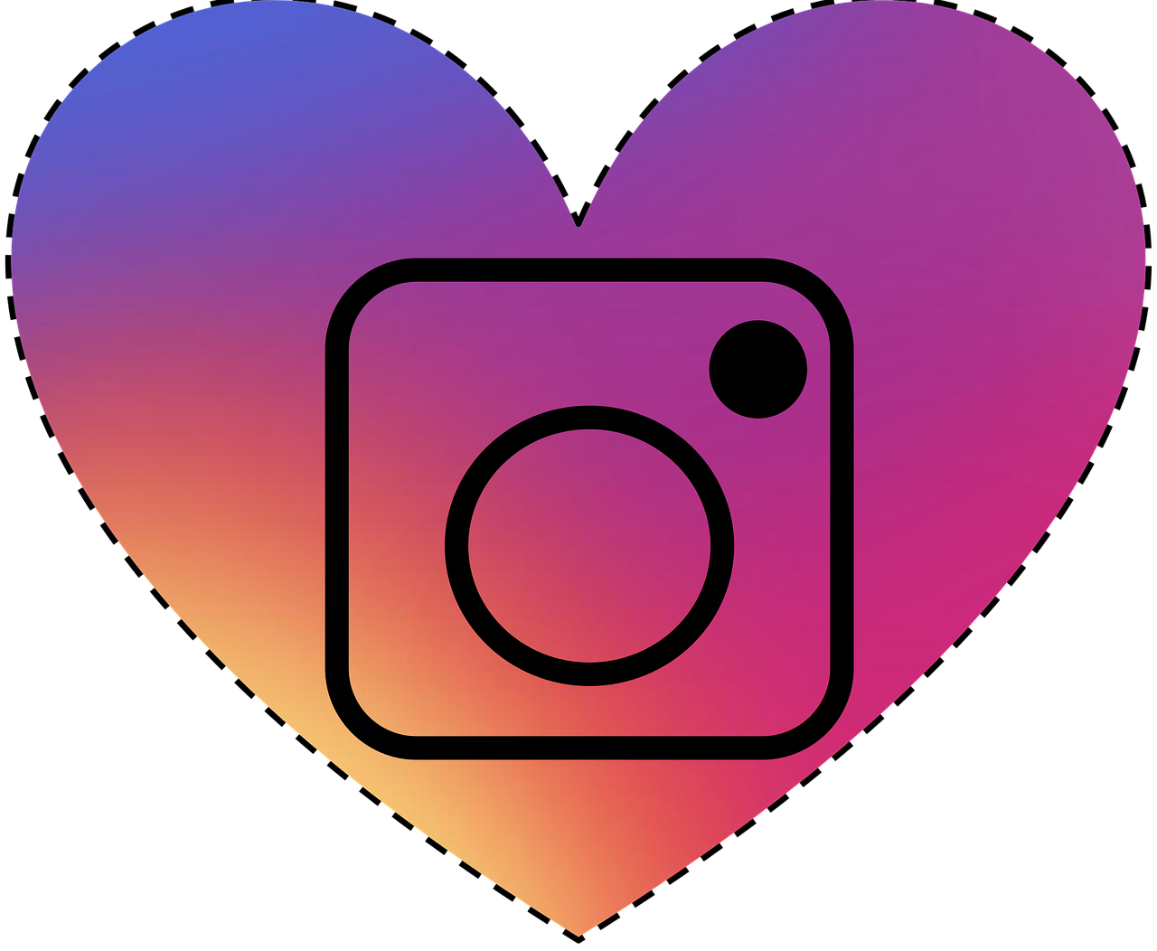 Instagram 愛心圖示 壁紙