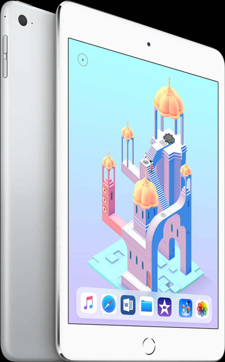 iPad 展示等距視角遊戲 壁紙