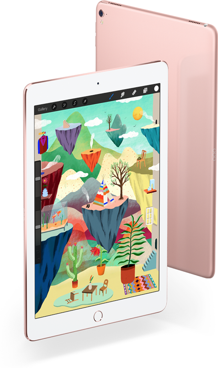 iPad Pro 藝術風格顯示器 壁紙