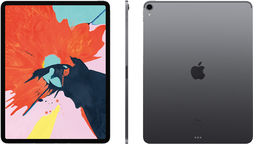 iPad Pro 正面與背面視角 壁紙