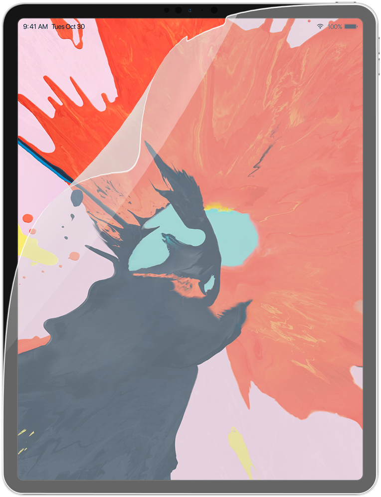 iPad Pro 多彩藝術作品展示 壁紙