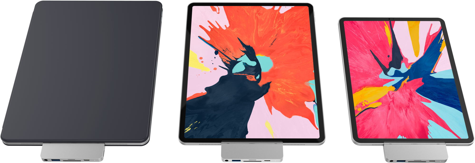 iPad Pro 三螢幕顯示設定 壁紙