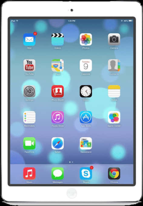 iPad 應用程式顯示畫面 壁紙
