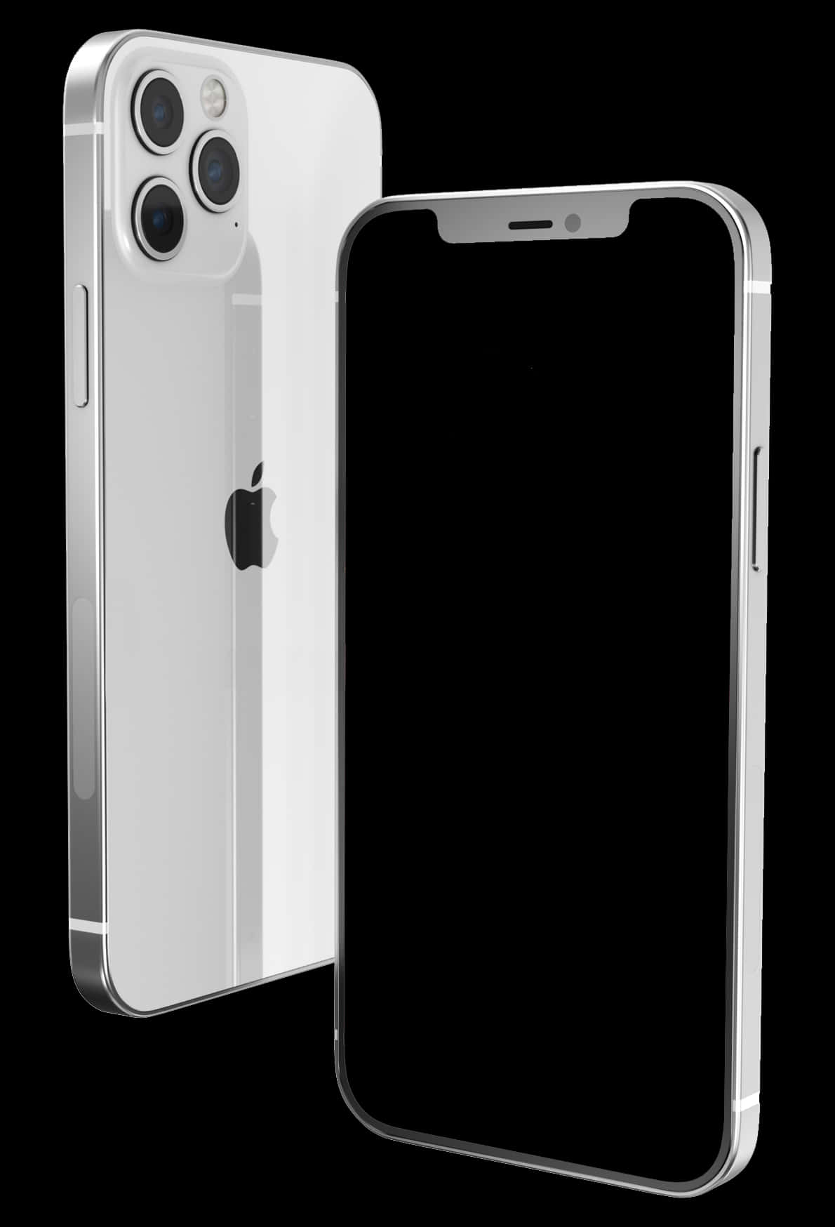 iPhone 12 白色設計展示 壁紙