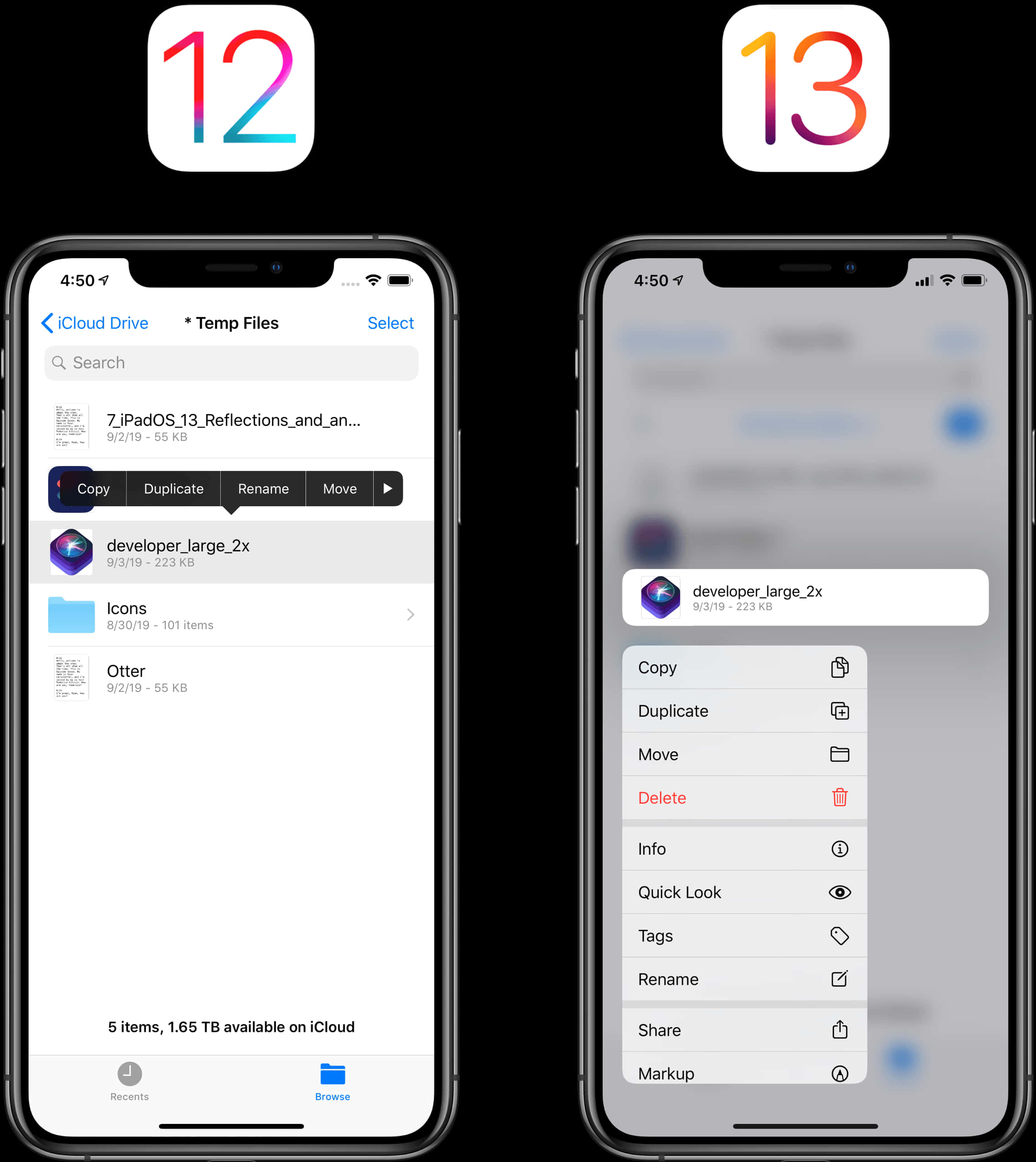 iPhone 12 與 iPhone 13 對比圖