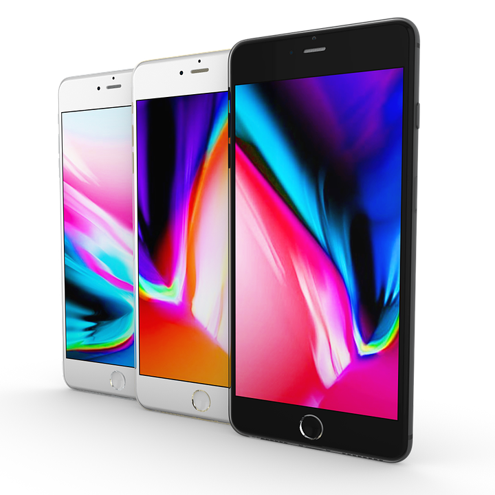 iPhone 8 Plus 螢幕顯示比較 壁紙