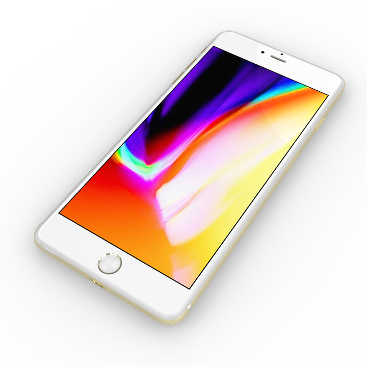 彩色螢幕的iPhone搭配黑色背景 壁紙