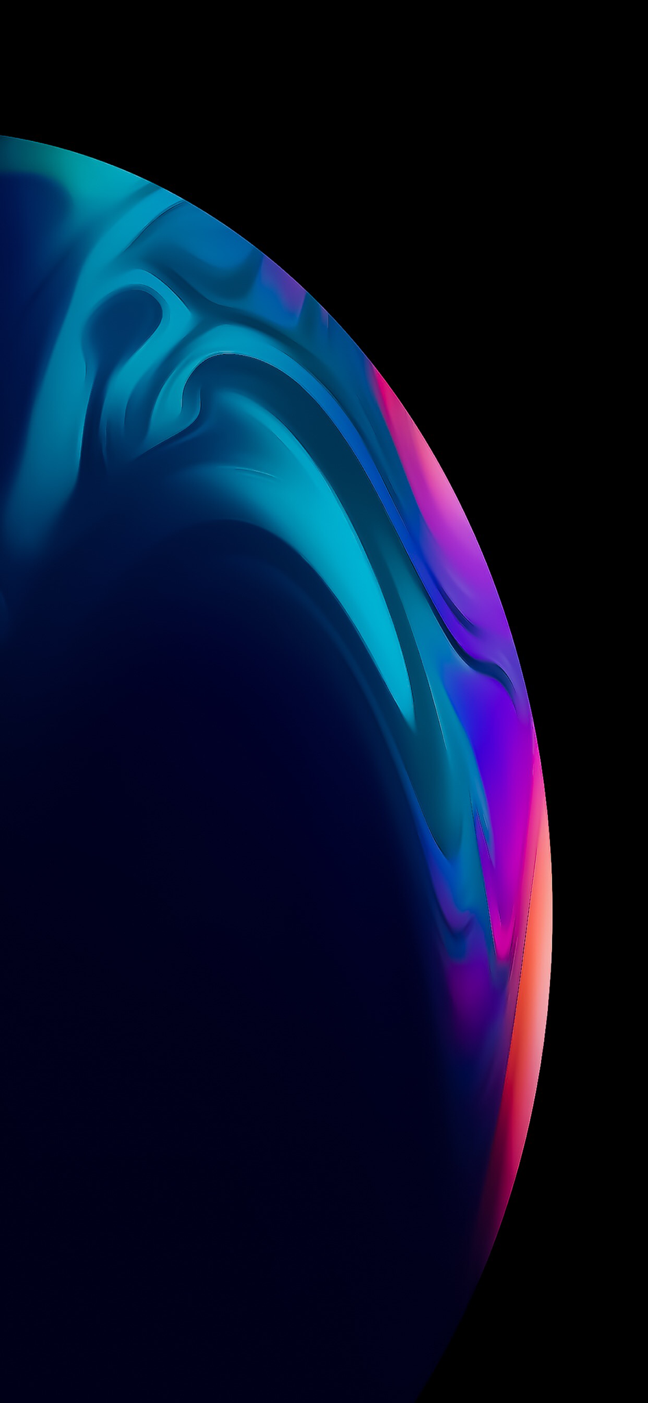 展示優雅活力抽象圖案的iPhone XR 壁紙