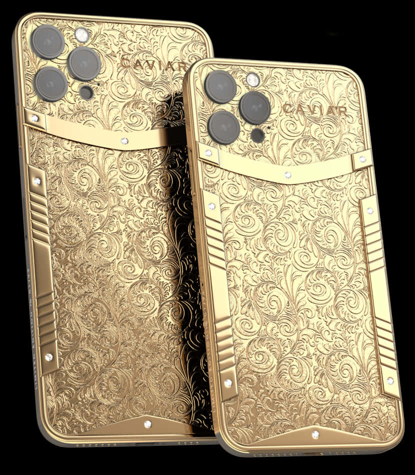 奢華金色雕刻iPhone12設計 壁紙