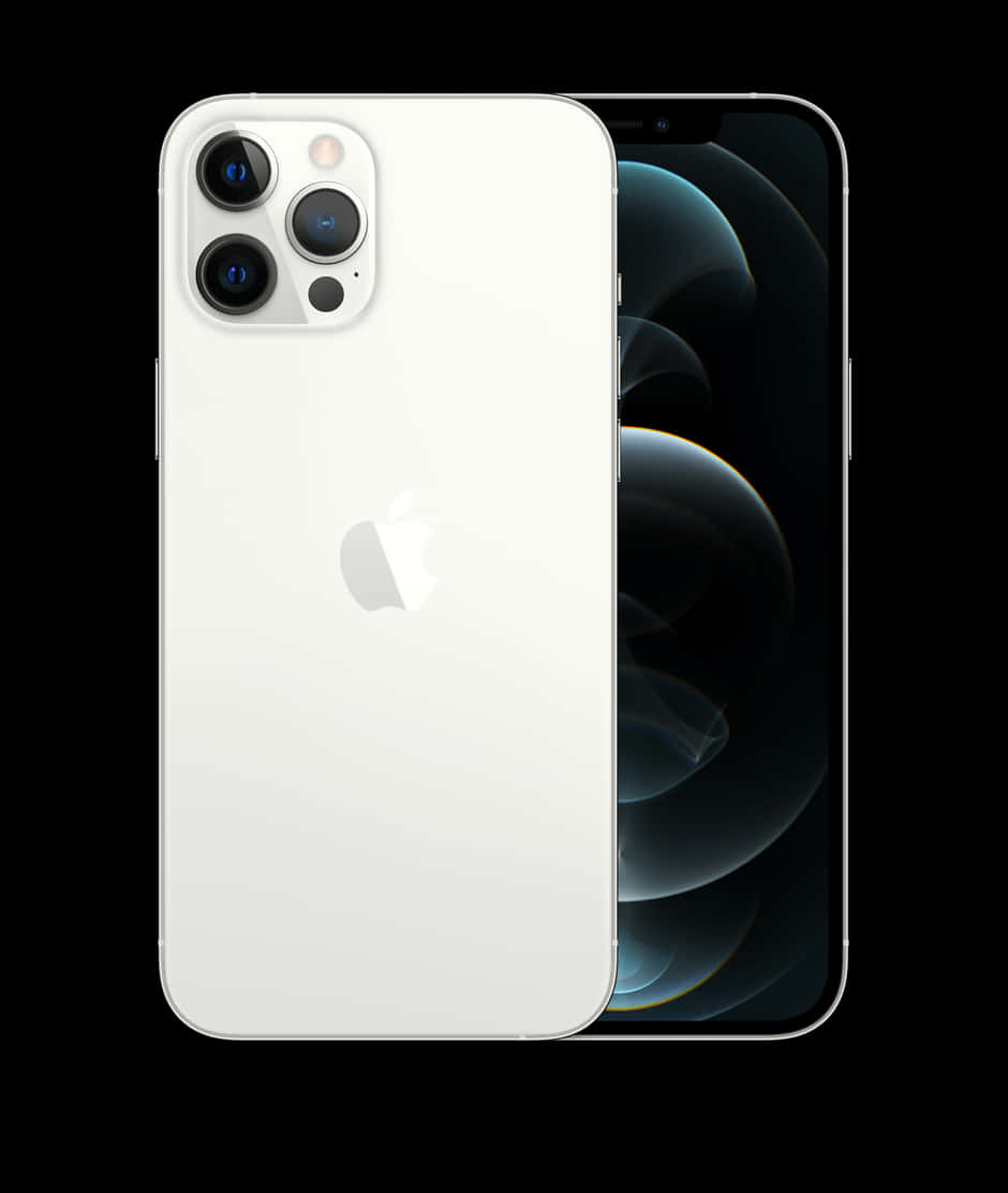 iPhone12 白色背面與正面視角 壁紙