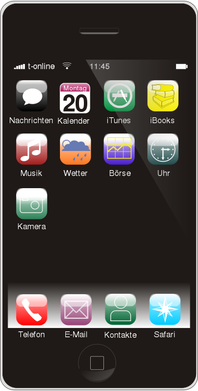 iPhone主螢幕與應用程式圖示