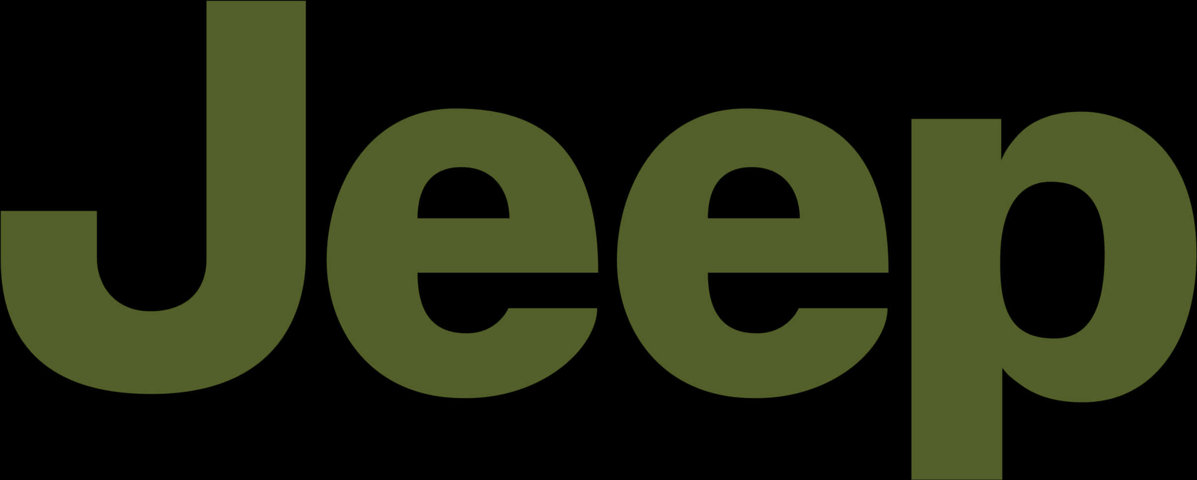 Jeep 標誌 綠色背景 壁紙