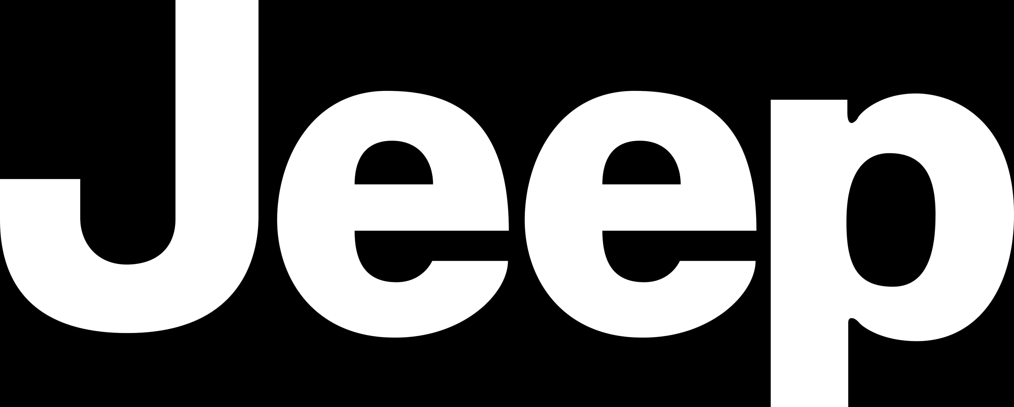 Jeep 品牌標誌黑白版 壁紙