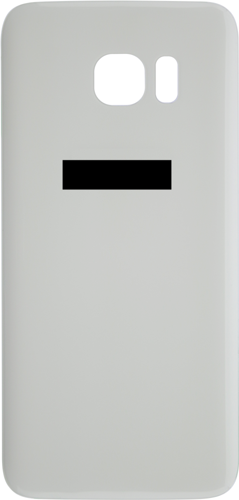 白色智慧型手機背面，帶黑色相機和閃光燈開孔。 — Galaxy S10 壁紙