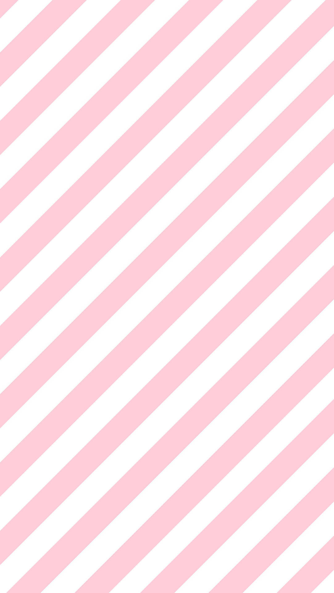 粉紅與白色斜紋圖案壁紙 — Preppy 壁紙