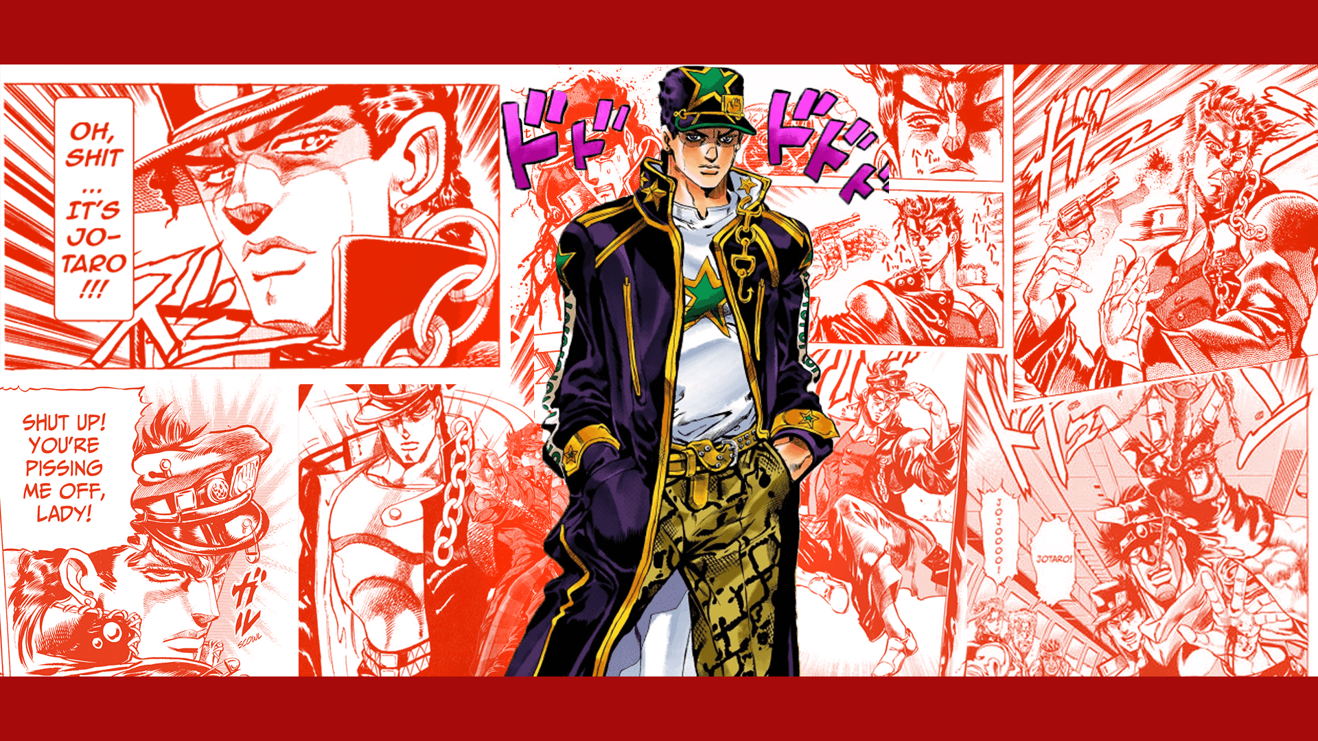 空条承太郎 - 《JoJo的奇妙冒險》中堅韌不拔的主角 壁紙