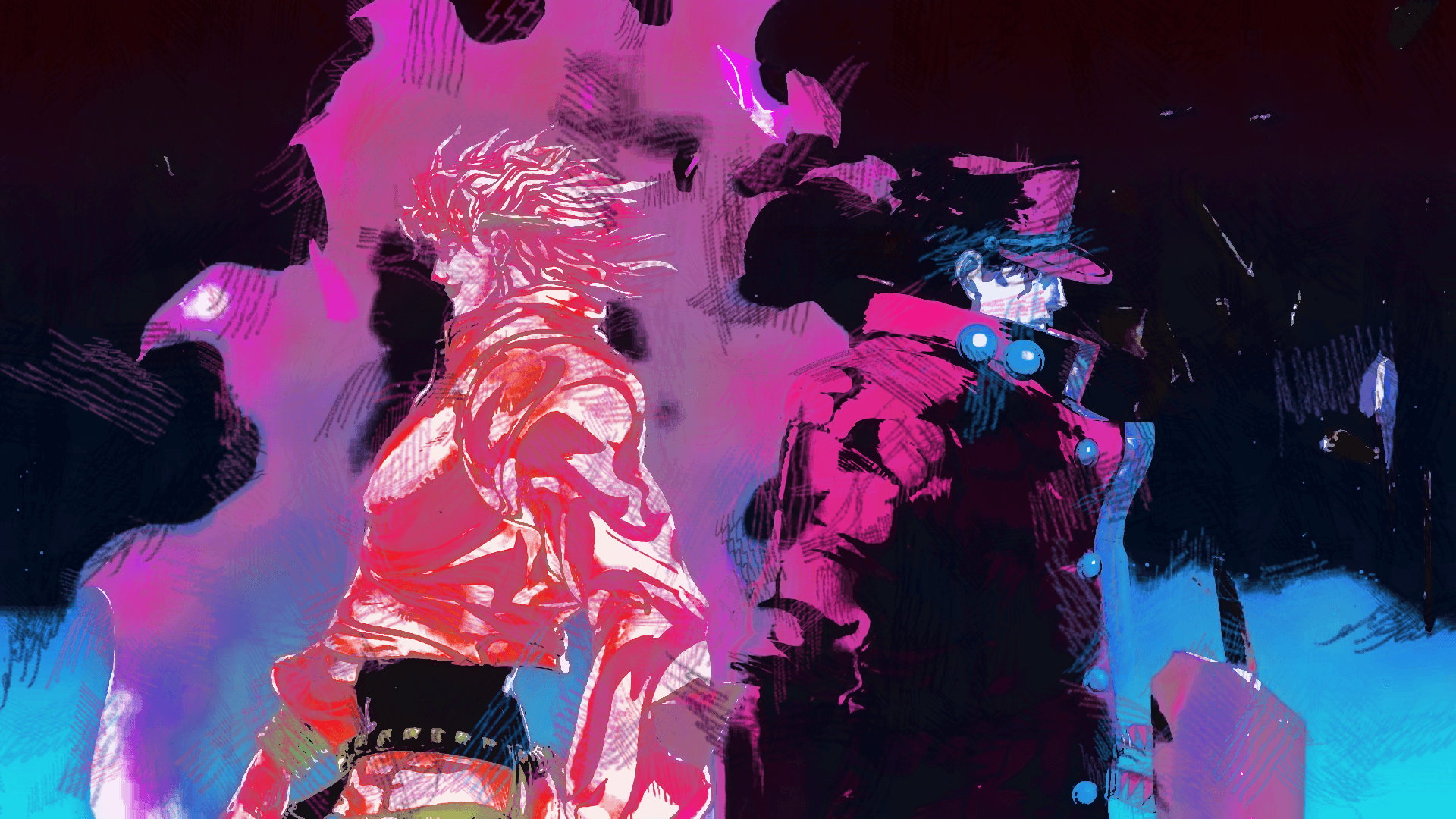 空条承太郎在《JoJo的奇妙冒险》中展现强大姿态 壁紙
