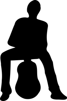 暗夜中的吉他.JPG 壁紙