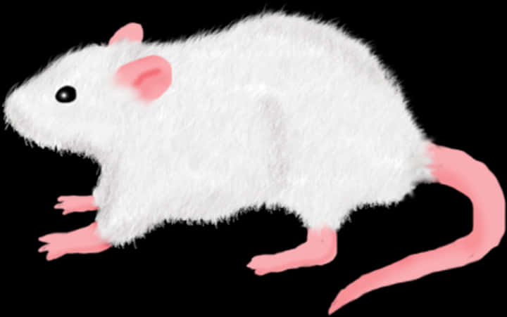 白色老鼠插圖.JPG 壁紙