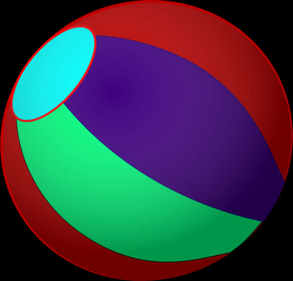五彩海灘球插圖.JPG 壁紙