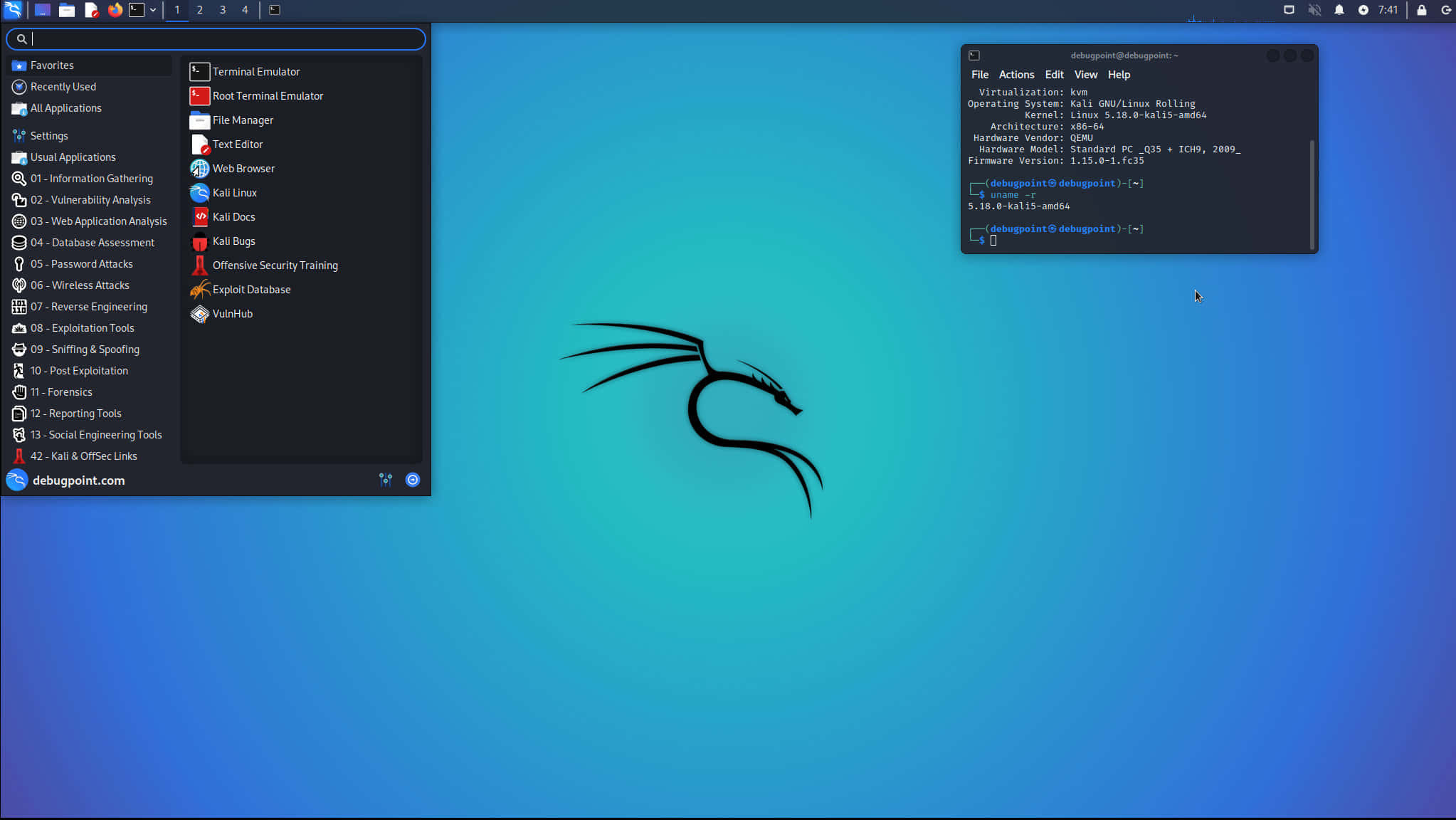 Kali Linux 圖片 壁紙
