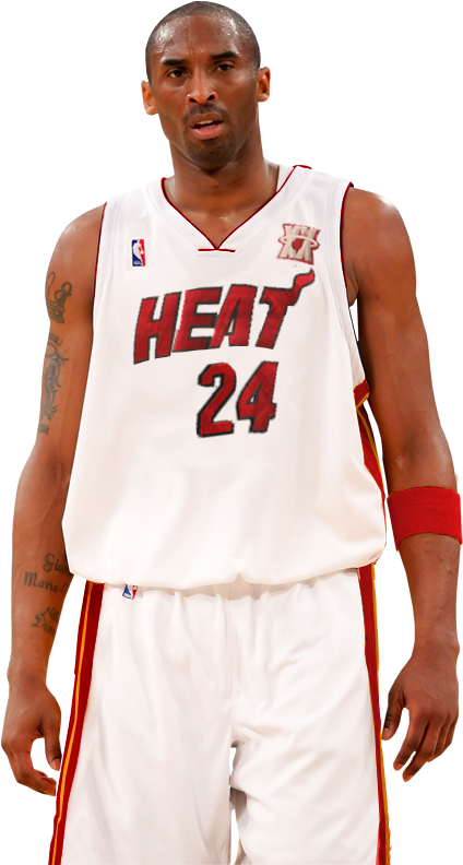Kobe Bryant 熱火隊球衣24 壁紙