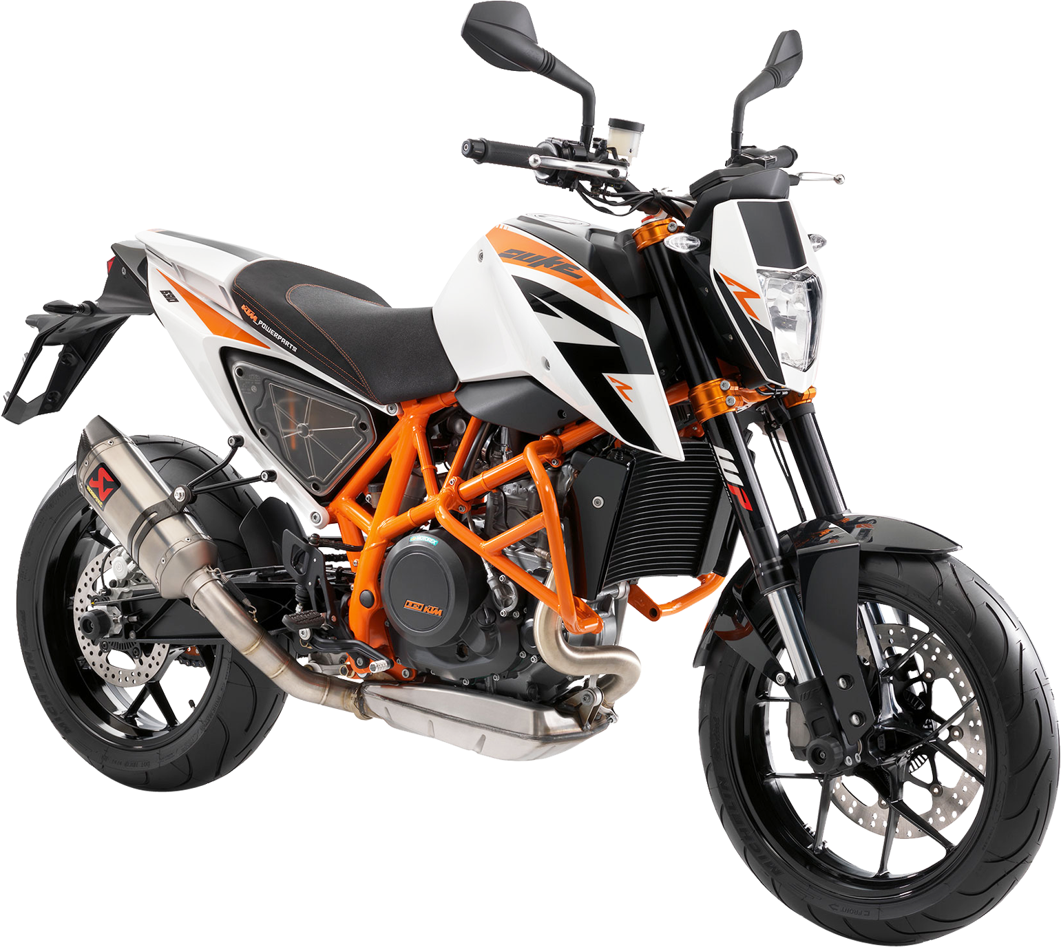 KTM Duke 摩托車側面輪廓 壁紙
